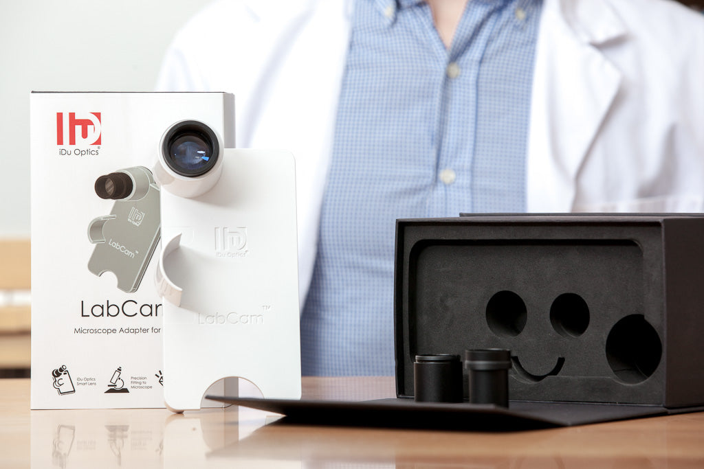 Labcam Microscope Camera Adapter LabCam® and LabCam Ultra® iPhone Microscope Adapter | iDu Optics